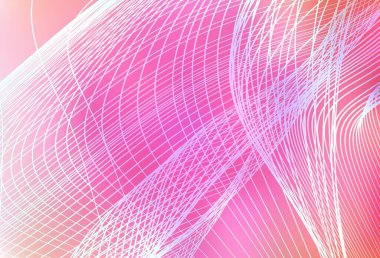 Açık pembe vektör parlak soyut arkaplan. Gradyan ile modern soyut çizim. Tasarımlar için arka plan.