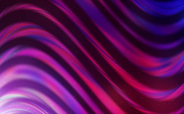 Koyu mor, Samanyolu yıldızlı pembe vektör dokusu. Bulanık dekoratif tasarım galaksi yıldızlarıyla basit bir stilde. Fütürist reklamlar ve kitapçıklar için şablon.