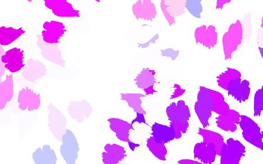 Açık mavi, soyut şekilli kırmızı vektör dokusu. Renkli rastgele şekillerle modern soyut illüstrasyon. Kartvizitiniz için modern tasarım.