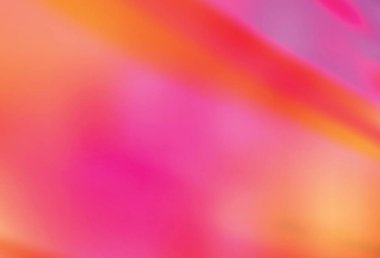 Açık pembe, sarı vektör bulanık desen. Görüntü stili ve gradyanı olan yeni renkli çizimler. İşiniz için yepyeni bir tasarım..