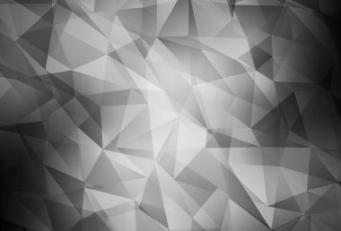 Light Gray vektörü soyut çokgen desen. Çokgen tarzda tamamen yeni bir renk çizimi. Arkaplanlarınız için desenli desen.