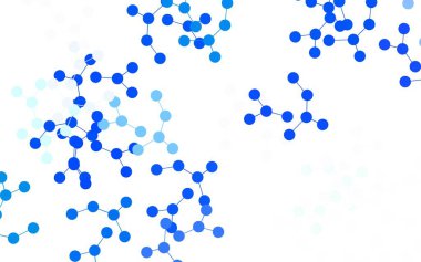 Açık mavi, yeşil vektör arkaplan ve yapay zeka verileri. Yapay zeka bağlantılarıyla basit bir şekilde renkli tasarım. Siber yeniliklerin tasviri için tasarım.