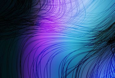 Koyu pembe, mavi vektör bulanık parlak soyut doku. Gradyan ile modern soyut çizim. İş tasarımınız için yeni biçim.