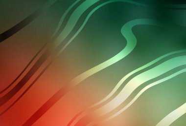 Açık yeşil, kırmızı vektör soyut bulanık arkaplan. Eğilimli zarif, parlak bir çizim. İş tasarımınız için yeni biçim.