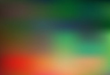 Açık yeşil, kırmızı vektör soyut parlak dokuyu bulanıklaştırdı. Gradyan tasarımlı, soyut, ışıltılı çizimler. İşiniz için en iyi bulanık tasarım..