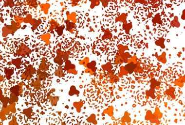 Kaotik şekilli açık kırmızı vektör şablonu. Soyut gradyan şekilli basit renkli çizimler. Kartvizitiniz için modern tasarım.