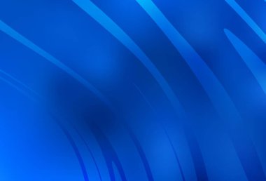 Açık mavi çizgili vektör arkaplanı. Yaratıcı illüstrasyon, yarım tonlu ve eğimli. Broşürler, broşürler için doku.