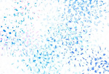 Açık mavi, yapraklı sarı vektör karalama şablonu. Origami tarzındaki yaprakların gradyanlı karalama çizimi. İşiniz için en iyi tasarım..