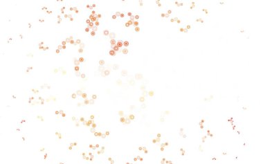 Lekeli açık kırmızı vektör arka planı. Doğa tarzında bulanık halkaları olan güzel renkli çizimler. Marka kitabınız için yeni şablon.