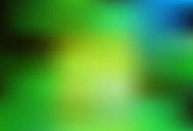 Açık yeşil, sarı vektör bulanık arkaplan. Soyut renkli gradyan çizimi. Bir cep telefonu için arka plan.