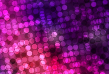 Küreli koyu pembe vektör deseni. Bulanık dekoratif tasarım baloncuklu soyut tarzda. İş ilanınız için tasarım.