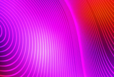 Açık Pembe, kırmızı çizgili vektör arkaplan. Basit eğri biçiminde parlak renkli bir illüstrasyon. İşiniz için en iyi tasarım.