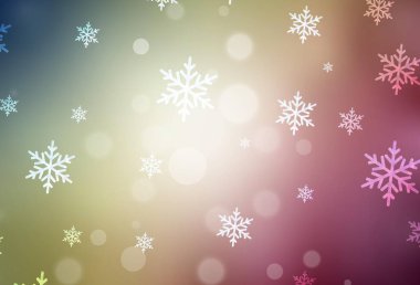 Açık yeşil, kırmızı vektör düzeni yeni yıl tarzında. Gradyan Noel elementleri içeren bir Akıllı Çizim. Üniversitenin tanıtımı için akıllı tasarım.