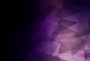Koyu Mor vektör çokgen arkaplan. Origami stilinde gradyan ile yaratıcı geometrik illüstrasyon. Web siteniz için yeni bir doku.