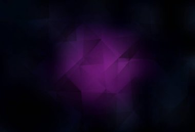 Koyu pembe vektör soyut mozaik zemin. Yarım ton şeklinde, üçgenli yaratıcı illüstrasyon. Broşürünüz için yepyeni bir tasarım..