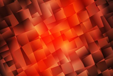 Açık kırmızı vektör üçgen arkaplan parlıyor. Üçgenli parlak renkli çizimler. Broşürünüz için yepyeni bir tasarım..