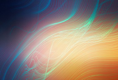 Açık pembe, sarı vektör renkli soyut arkaplan. Gradyan ile modern soyut çizim. Web siteniz için bulanık tasarım.