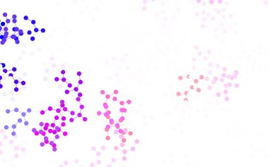 Açık mavi, yapay zeka kavramına sahip kırmızı vektör dokusu. Yapay zeka bağlantılarıyla basit bir şekilde renkli tasarım. Poster ve teknoloji sembolü.