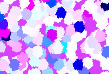 Soyut biçimlerde ışık çok renkli vektör dokusu. Renkli rastgele şekillerle modern soyut illüstrasyon. Duvar kağıtları için zarif tasarım.