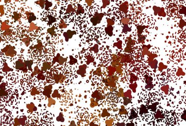 Açık yeşil, kaotik şekilli kırmızı vektör şablonu. Modern tarzda değişen renkli kaotik formlar. İşiniz için en iyi akıllı tasarım.