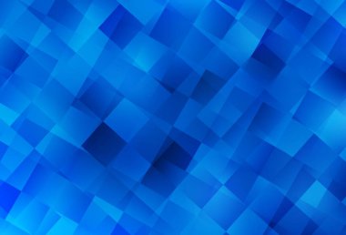 Çizgileri, dikdörtgenleri olan hafif BLUE vektör düzeni. Soyut stil ve dikdörtgenlerle dekoratif tasarım. İniş sayfası için modern şablon.