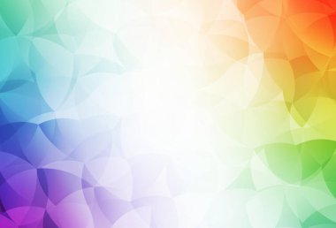 Açık Çoklu Renkli Vektör Düşük Poli Düzeni. Çokgen tarzda tamamen yeni bir renk çizimi. İşiniz için en iyi üçgen tasarım.