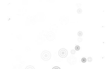 Çemberli hafif gri vektör şablonu. Bulanık yağmur damlaları olan soyut bir çizim. Poster ve web siteleri için tasarım.