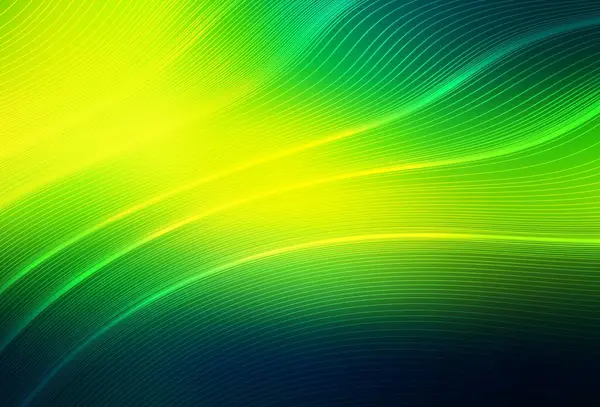 Dark Green Yellow Vector Modern Elegant Backdrop Creative Illustration Halftone — Stock Vector