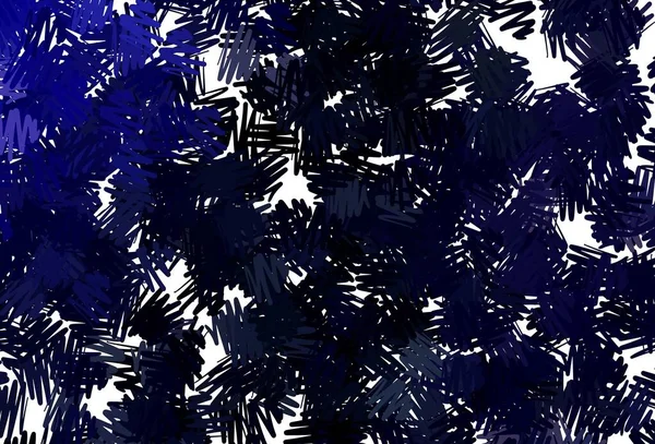 Темный Синий Векторный Фон Прямыми Линиями Линии Размытом Абстрактном Фоне — стоковый вектор