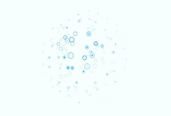 Светло Голубой Векторный Рисунок Сферами Современная Абстрактная Иллюстрация Красочными Каплями — стоковый вектор