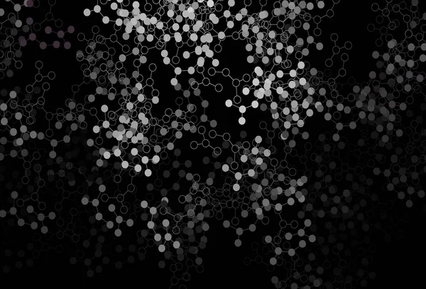 Σκούρο Γκρι Διανυσματικό Υπόβαθρο Μορφές Τεχνητής Νοημοσύνης Λαμπερή Απεικόνιση Σχήματα — Διανυσματικό Αρχείο