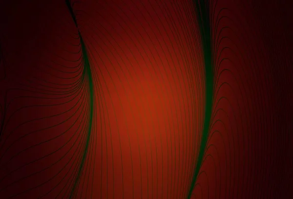 Donkerrode Vector Achtergrond Met Wrange Lijnen Gloednieuwe Kleurrijke Illustratie Gebogen — Stockvector