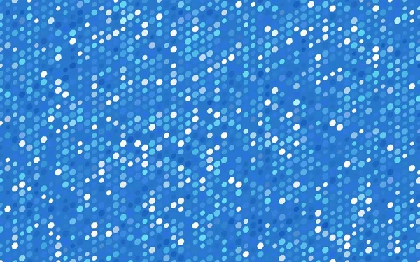 Luz Padrão Abstrato Vetor Blue Com Círculos Modelo Geometria Para — Vetor de Stock
