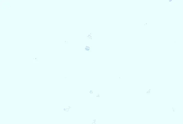 Ανοιχτό Μπλε Κίτρινο Διανυσματικό Φόντο Πολυγωνικό Στυλ Κύκλους Όμορφη Απεικόνιση — Διανυσματικό Αρχείο