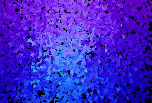 Rosa Oscuro Fondo Vector Azul Con Líneas Triángulos Gradiente Abstracto — Vector de stock