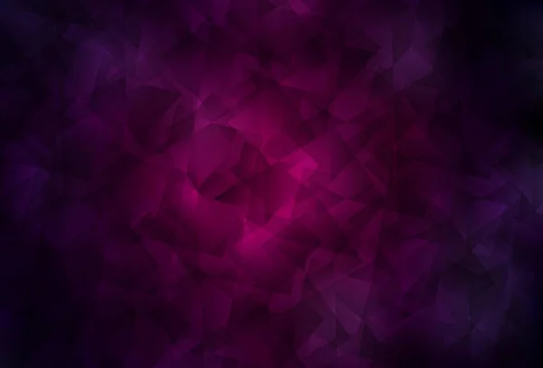 Dark Pink Wektor Abstrakcyjne Tło Mozaiki Trójkątna Próbka Geometryczna Gradientem — Wektor stockowy