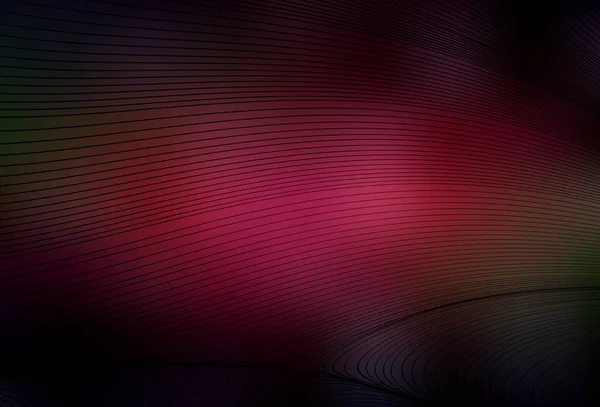 Dark Red Yellow Vector Background Bent Lines Modern Gradient Abstract — Διανυσματικό Αρχείο