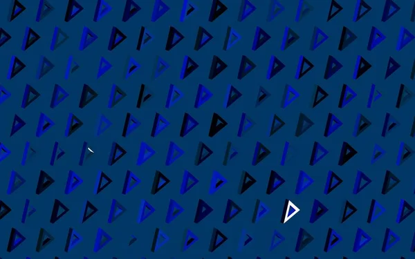 Темно Синий Зеленый Векторный Фон Треугольниками Декоративный Дизайн Абстрактном Стиле — стоковый вектор