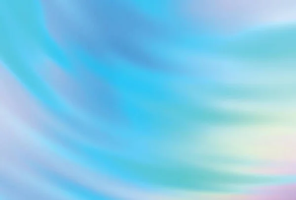 Hellblauer Grüner Vektorabstrakt Verschwommener Hintergrund Moderne Abstrakte Illustration Mit Farbverlauf — Stockvektor