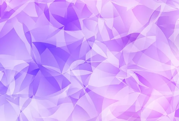 Vecteur Violet Clair Low Poly Layout Illustration Abstraite Scintillante Avec — Image vectorielle