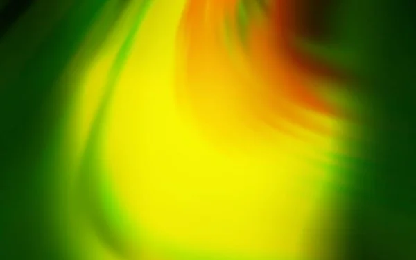 Verde Claro Vector Amarillo Diseño Borroso Abstracto Una Ilustración Color — Vector de stock
