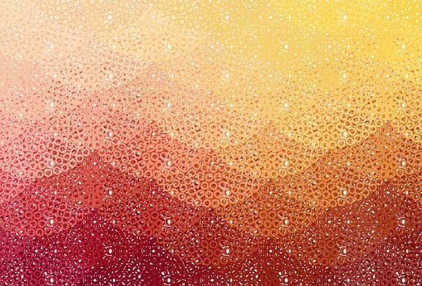 ライトレッド サークル付きイエローベクトルテンプレート 雨のぼやけた滴と光る抽象的なイラスト ポスター ウェブサイトのバナーのデザイン — ストックベクタ