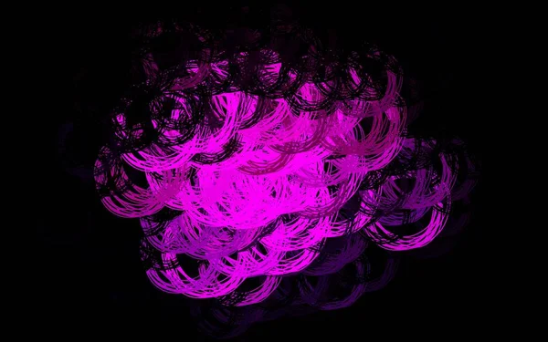 深色紫色矢量背景 有水纹线 一个全新的彩色插图在简单的风格 一个你的想法的例子 — 图库矢量图片
