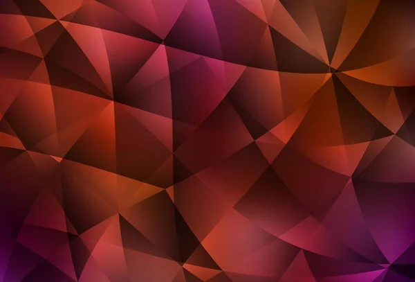 ダークレッドのベクトル多角形の抽象的な背景 多角形の形状のサンプル あなたのビジネスのための最高の三角デザイン — ストックベクタ