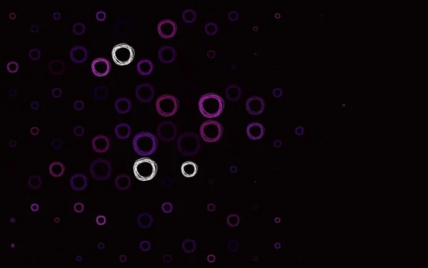 Hellvioletter Vektorhintergrund Mit Flecken Schöne Farbige Illustration Mit Verschwommenen Kreisen — Stockvektor
