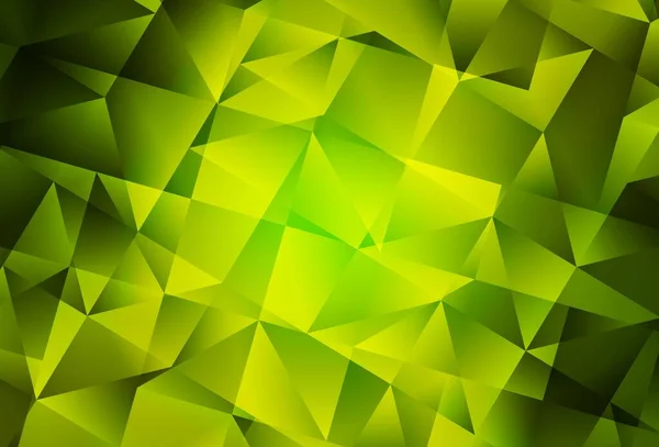 Vert Clair Texture Triangles Gradient Vectoriel Jaune Illustration Colorée Dans — Image vectorielle