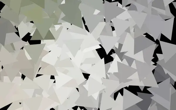 三角形のダークグレーのベクトルレイアウト 三角形の抽象的なグラデーションイラスト あなたのビジネスに最適なスマートデザイン — ストックベクタ