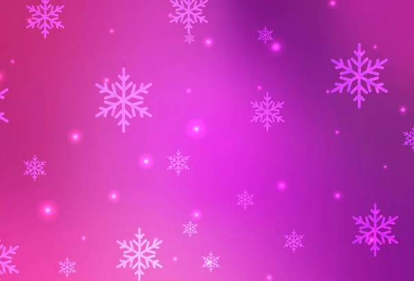 Light Pink Vector Background Xmas Style Modern Abstract Christmas Mood — Wektor stockowy