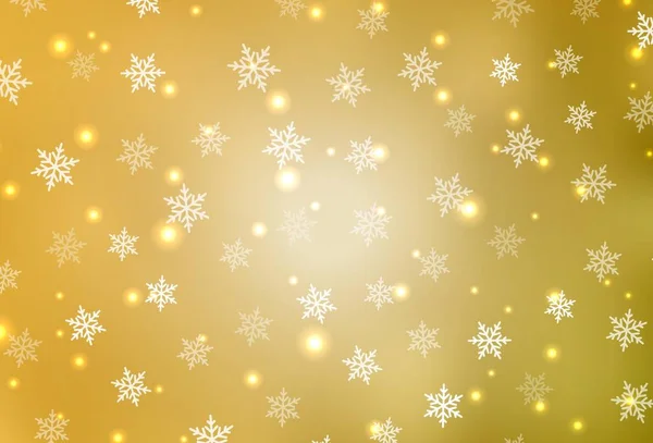 Темно Жовтий Векторний Шаблон Карнавальному Стилі Розумна Ілюстрація Градієнтними Різдвяними — стоковий вектор