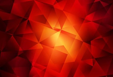 Koyu kırmızı vektör soyut mozaik arka plan. Çokgen soyut çizim ve gradyan. Bir markanın arkaplanı için desen.